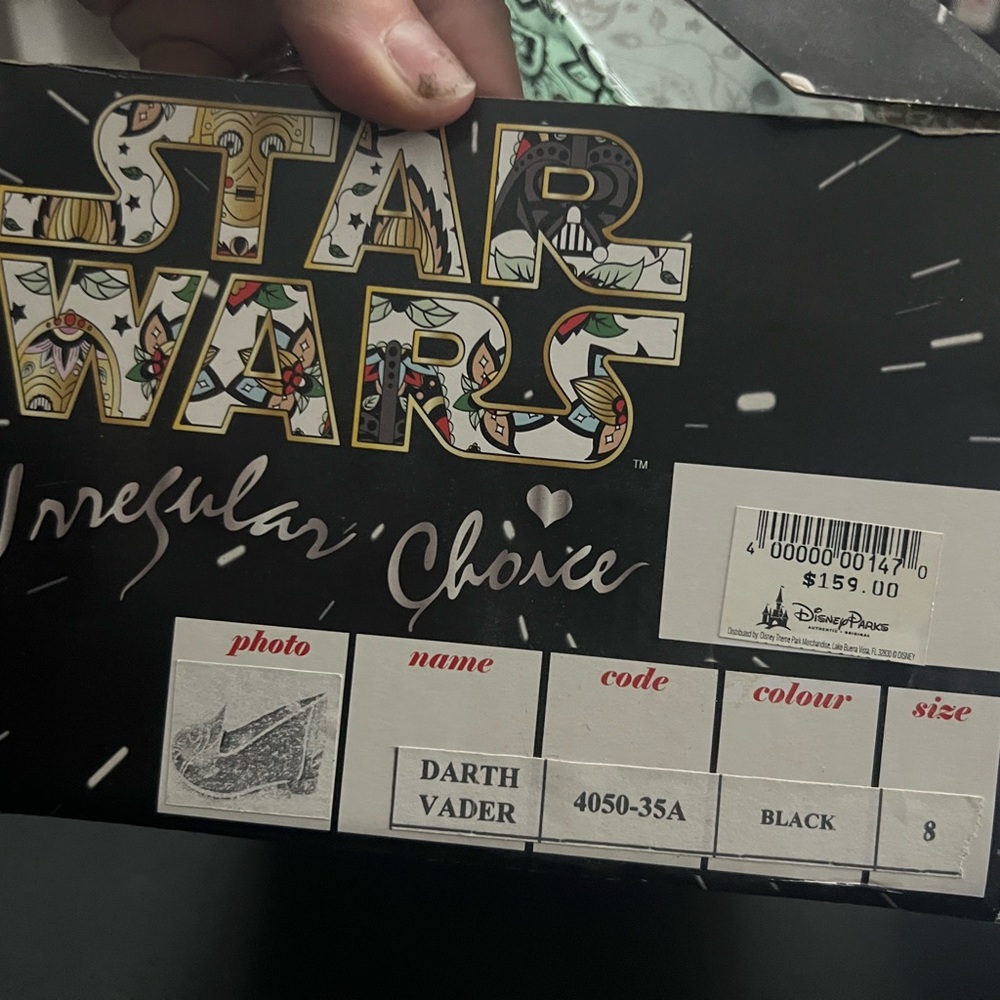Size & New Darth Vader Irregular Choice Flats - image 2